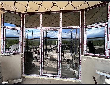 Алюминиевое окно на заказ, Тип окна: Панорамные, Платная установка, В рассрочку