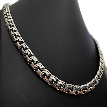 Серебряные цепочки: Серебряный комплект Питон 940 проба Серебряные Цепи и Браслеты — 32