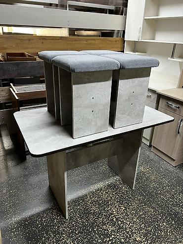 Кухонные столы и стулья: Кухонный стол и стул, Новый — 4