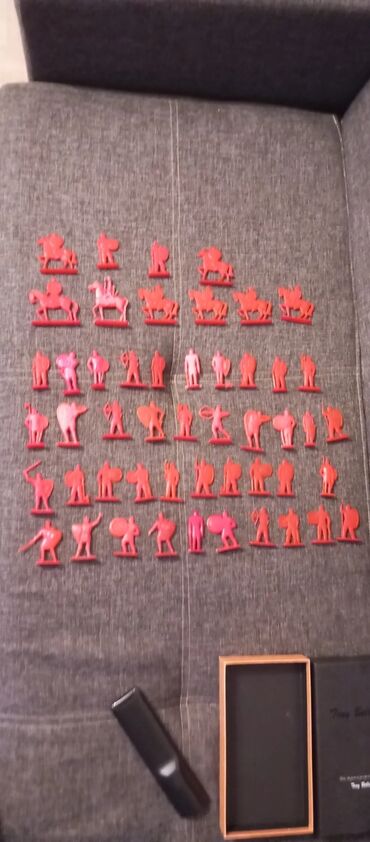 Игрушки: Сделанные в СССР раритет Набор пластиковых солдатиков и военной — 8