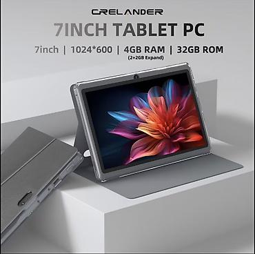 ucuz planşet qiymətləri: 7 düymlük Android planşet + klaviatura dəsti - Ekran: 7", 1024×600 - — 2