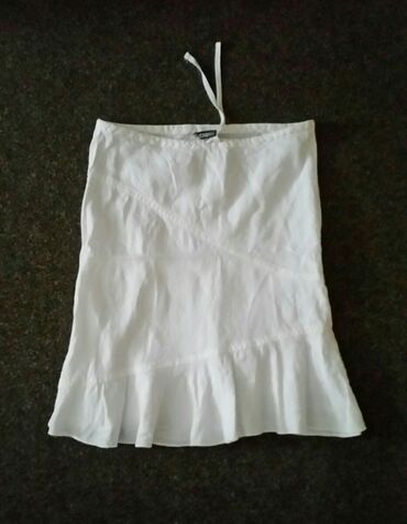 hm suknje: S (EU 36), Midi, color - White