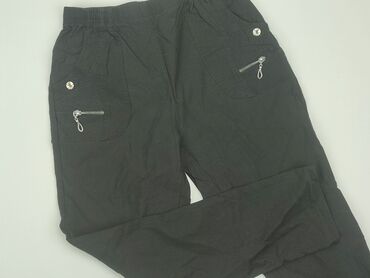 legginsy damskie brązowe: Material trousers, S (EU 36), condition - Very good