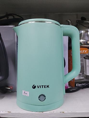 vitek vt 1468 bd: Электрический чайник VITEK, мятный цвет. - Корпус термоизолированный — 1