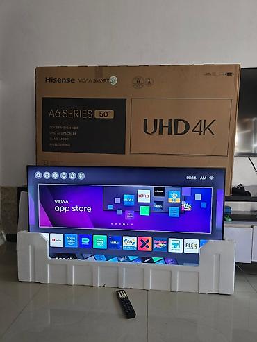 cbc sport canli tv: Hisense A6 Series 50" UHD 4K Smart TV (VIDAA) - 50 düym ekran, 4K — 1