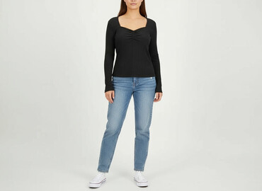 bluzki z głębokim dekoltem plus size: Жіноча блуза, розмір M