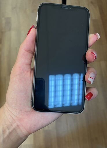 telefon satışı ikinci el: IPhone X, 64 GB, Ağ, Face ID