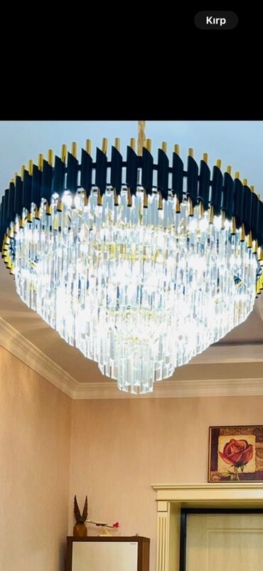 Çilçıraqlar: Çılçıraq, 10 və daha çox lampa, Xrustal