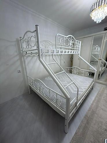 matras demiri: Oğlan və qız üçün, Yeni, Çarpayı, Matras ilə, Siyirməsiz, Dəmir — 2