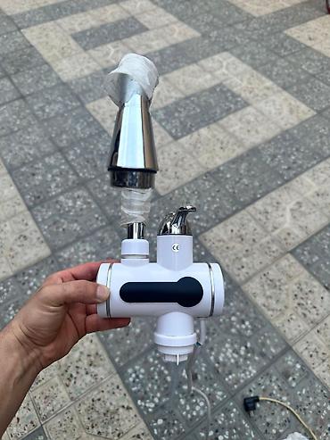 duslar: Elektrikli ani suqızdırıcı kran – çevik “qusfleksi” çıxışlı - 220V — 2