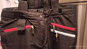 Спортивные штаны: Штаны, С карманами, С надписью, Корея, Болонь, Зима — 2