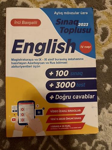 Testlər: Məhsul: “English – Sınaq Toplusu 2023” (IV nəşr), İnci Baxşəlili - — 1