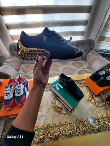 Кроссовки и спортивная обувь: Мужские кроссовки, 44, Puma, Новый, цвет - Черный, Платная доставка — 4