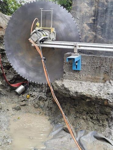 Təmir işləri: Beton kəsən beton deşən kəsimi karot beton kəsmək kesmek - Beton — 14