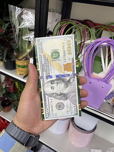 Подарочный конверт для денег “$100” - Яркий тематический дизайн