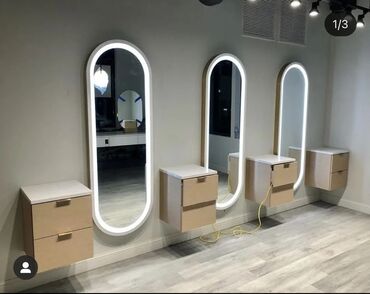 Salon masaları: Yeni, Saş kəsimi üçün masa, Güzgülü — 7