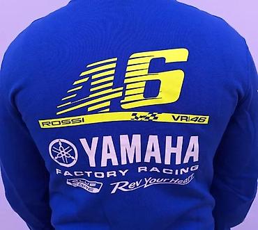 kamel sako: Yamaha MotoGP muška dukserica sa rajsferšlusom – plava - Sportski — 9