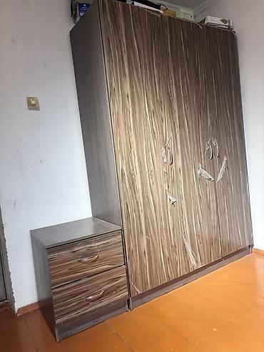 casa bella: Спальный гарнитур, Б/у, Двуспальная кровать, Шкаф, Тумба, Самовывоз — 2