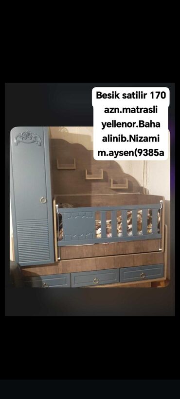 Besik satilir 170m.matrasli yellenor.Baha alinib.Nizami m.aysen(9385a