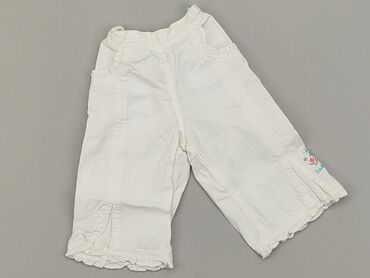 białe spodnie dziecięce: 3/4 Children's pants 1.5-2 years, condition - Very good
