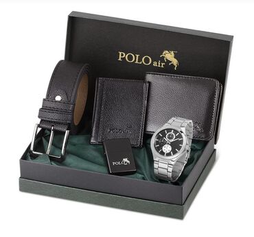 azza ad gunu tortlari qiymetleri: Polo air hədiyyəlik dəst🛍️ 5️⃣-li daxildi: 🌟Kaşelok 🌟Kart qabı 🌟Saat