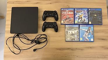 Sony PlayStation 4 Slim 1TB satılır. Səliqəli işlədilib, texniki lalafo.az -da Sony PlayStation 4 Slim 1TB satılır. Səliqəli işlədilib, texniki