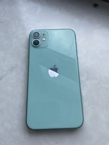 телефон ми 11: IPhone 11, Б/у, 128 ГБ, Matte Midnight Green, 91 %