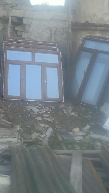 ucuz plastik: Məhsul: PVC pəncərə və qapı blokları Təsvir: - Material: plastik — 1