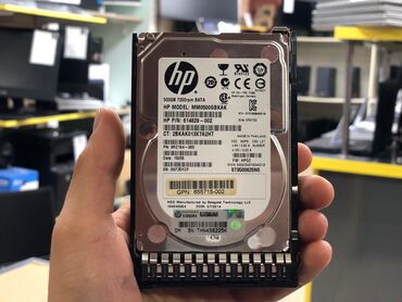 13 disk: Daxili Sərt disk (HDD) HP, 512 GB, 7200 RPM, 2.5", İşlənmiş