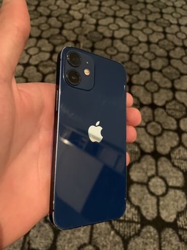 iphone 13 dubai: IPhone 12 mini, 256 GB, Mavi, Simsiz şarj, Face ID