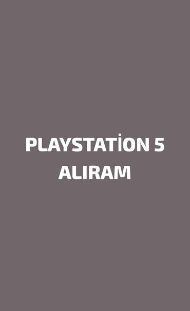 5 tonluq konteyner: Playstation 5 Alıram Yaxşı Vəziyyətdə, Whatsapp nömrəmə yazın və