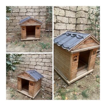 дом для кошек: Taxta it evi - Material: tamamilə ağacdan yığılmış korpus; möhkəm