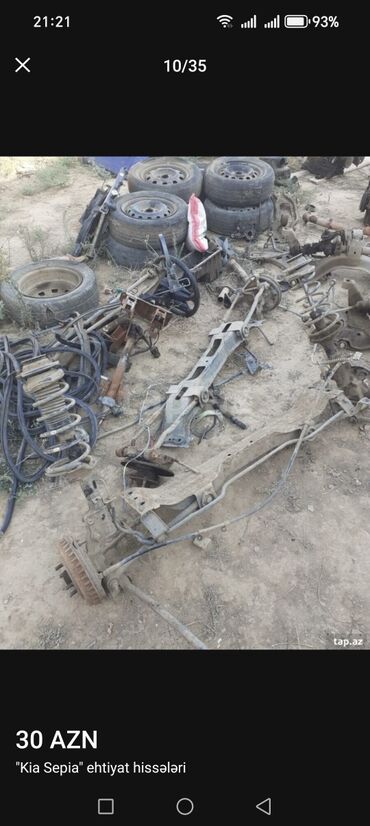 Digər avtomobil ehtiyat hissələri: Kia Sephia üçün ehtiyat hissələri - Mühərrik komplekti və ayrılıqda — 5