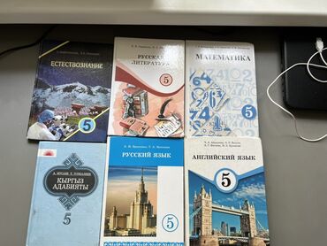 математика. 5 класс книга купить: Набор учебников для 5 класса по различным предметам, включая