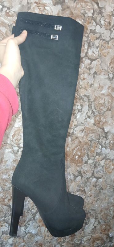 Botinka və botilyonlar: Qadın qışlıq bot – qara, qalın dabanlı Baha almışdıq,hansi magazanidi — 7