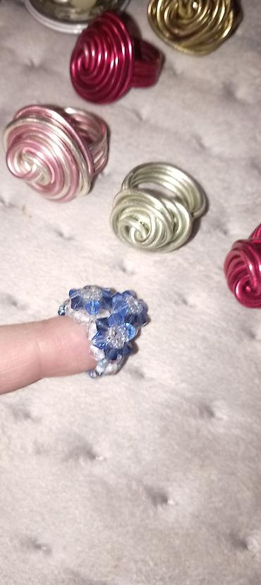 Setovi nakita: Ručno rađen nakit od aluminijumske žice i perli - Kolekcija unikatnih — 4