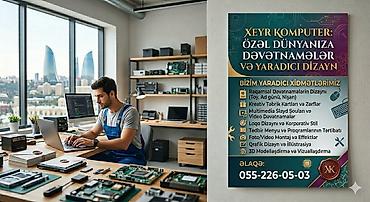 komputer ustası: Hər Cür Komputer İşi Görülür Xidmətlər: Toy Və ya Ad Günü Dəvətnamə — 1