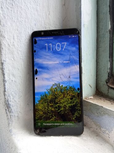 смартфон redmi: Xiaomi, Redmi 5, Б/у, 16 ГБ, цвет - Черный, 2 SIM