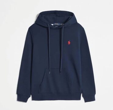 футболки толстовки: Мужская толстовка, 2XL (EU 44), Polo Ralph Lauren, Новый, цвет - Синий, Бесплатная доставка