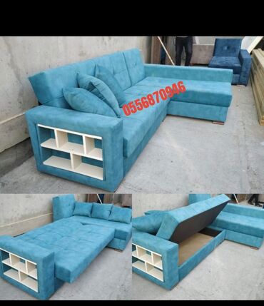 Divanlar: Künc divan, Yeni, Açılmayan, Bazasız, Parça, Şəhərdaxili pulsuz çatdırılma — 10