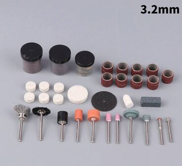 Ostali pribor i dodaci za alate: Komplet 105 dodataka za biaks Dremel, Proxxon. Plus 6 glodala za — 4