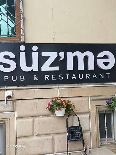 Kommersiya daşınmaz əmlakı: Süzme pub restoranina ofsiyat köməkcsi axtarlır maş 20 azn günlük — 1