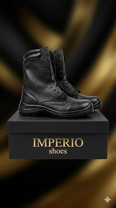 batinka herbi: IMPERIO Shoes hərbi botu - Material: təmiz dəri - Yüksək boğazlı, 8 — 1