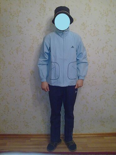 вещи из кореи: Спортивный костюм 2XL (EU 44), цвет - Синий