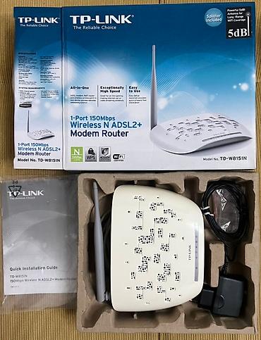printer adapter: TP-Link TD-W8151N – 1-port 150Mbps Wireless N ADSL2+ Modem Router Tam — 1