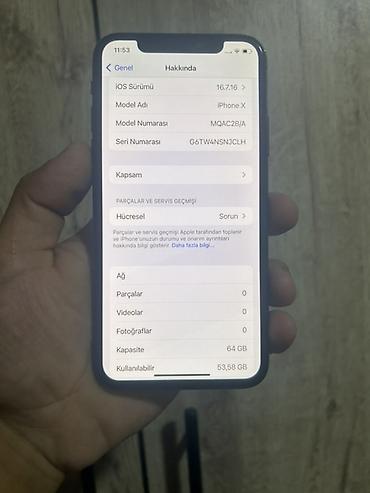 apple xs 256: IPhone X, 64 GB, Space Gray, Face ID — 4