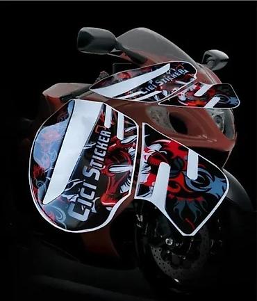 e tečnosti: 3d stikeri suzuki hayabusa - bočni štitnici rezervoara- 1964 📌 opis — 5