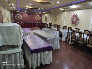 Restoran, kafelər: Qaraev metrosuna yaxın yerləşən ümumi sahəsim olan,10 otağlı — 15