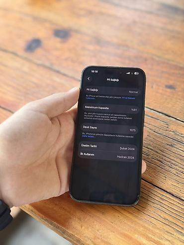 iphone 8 gence: IPhone 15 Pro, 128 GB, Qara, Simsiz şarj — 7