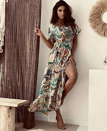 tri cetvrt helanke: Boho maxi haljina sa raskošnim printom
1900 din
S M L — 1